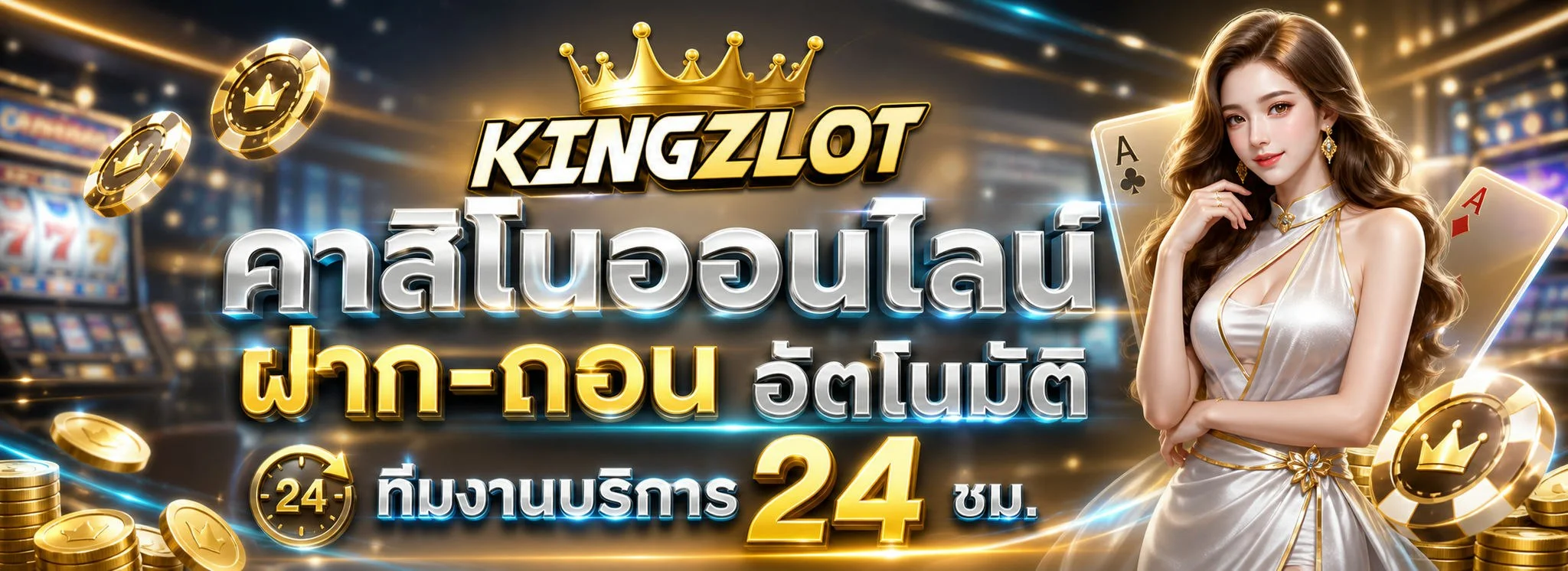 KINGZLOT เว็บตรง ทางเข้าสล็อต API ฝากถอนออโต้ 24 ชม.